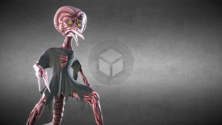 Sculptjanuary 2018 Day 19: Lovecraftian 3D Model