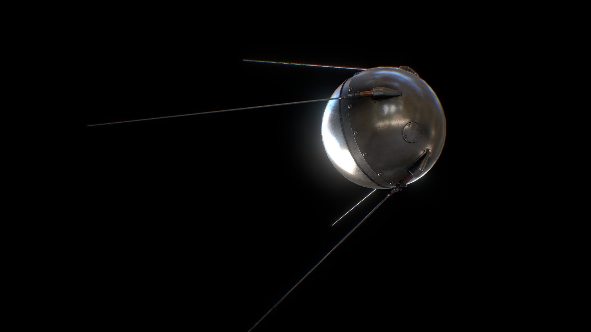 Sputnik - Buy Royalty Free 3D model by msanjurj [8080c52] - Sketchfab Store