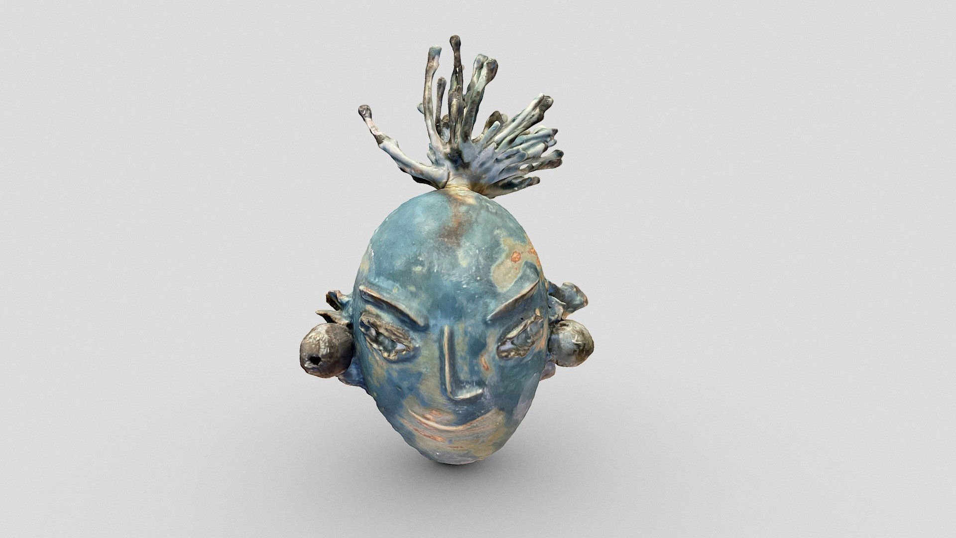 Blue face sculpture - Download Free 3D model by Emm (@edemaistre ...