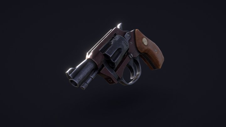 Charter Arms Undercoverette .32 Revolver 3D Model