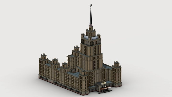 Raddison Royal Hotel (Update) 3D Model
