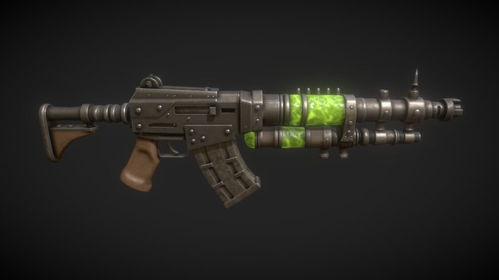 [Verminkrieg] Krieger Assault Rifle 3D Model
