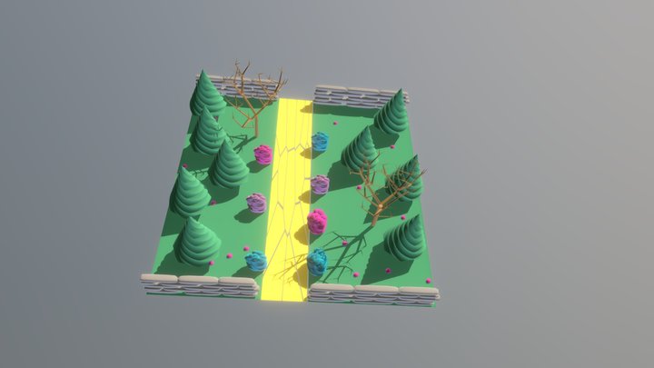 Magic Forest 3D Model