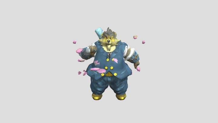 Samurai Scholar 3D Model