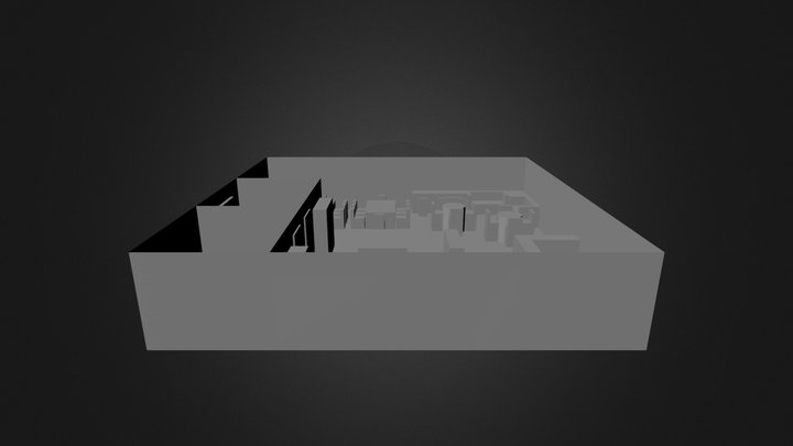 Comic Store 3D Model