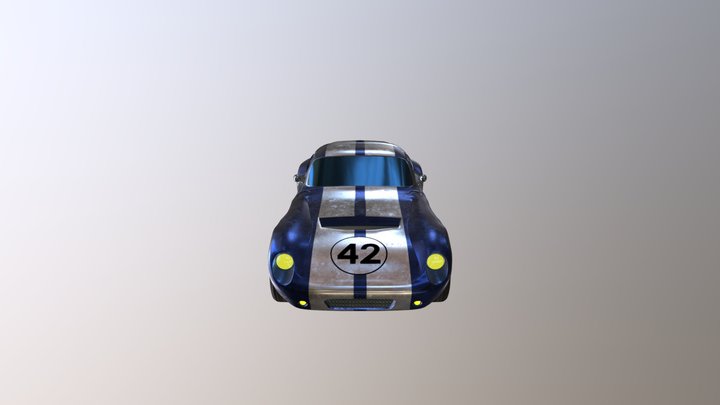 Shelby Cobra Daytona 3D Model