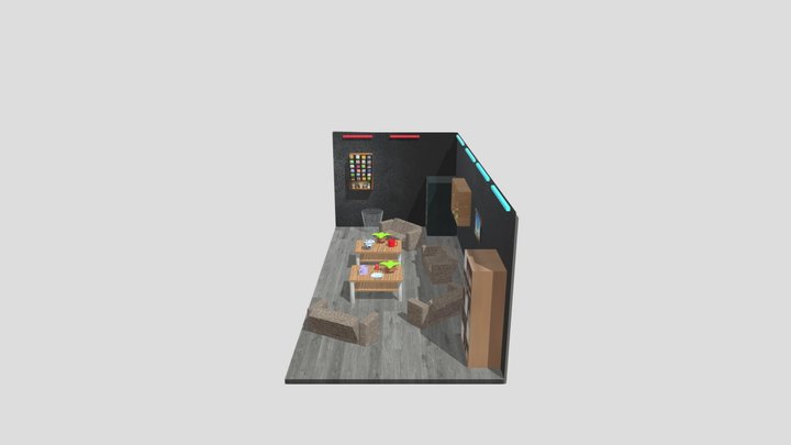 四子三乙3B013132梁世葆_3D物件建模技術_期中 3D Model