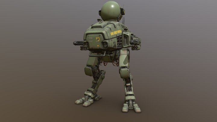 Big Brothers - Battle Scout 3D Model