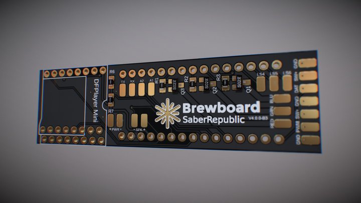 Brewboard V4 3D Model
