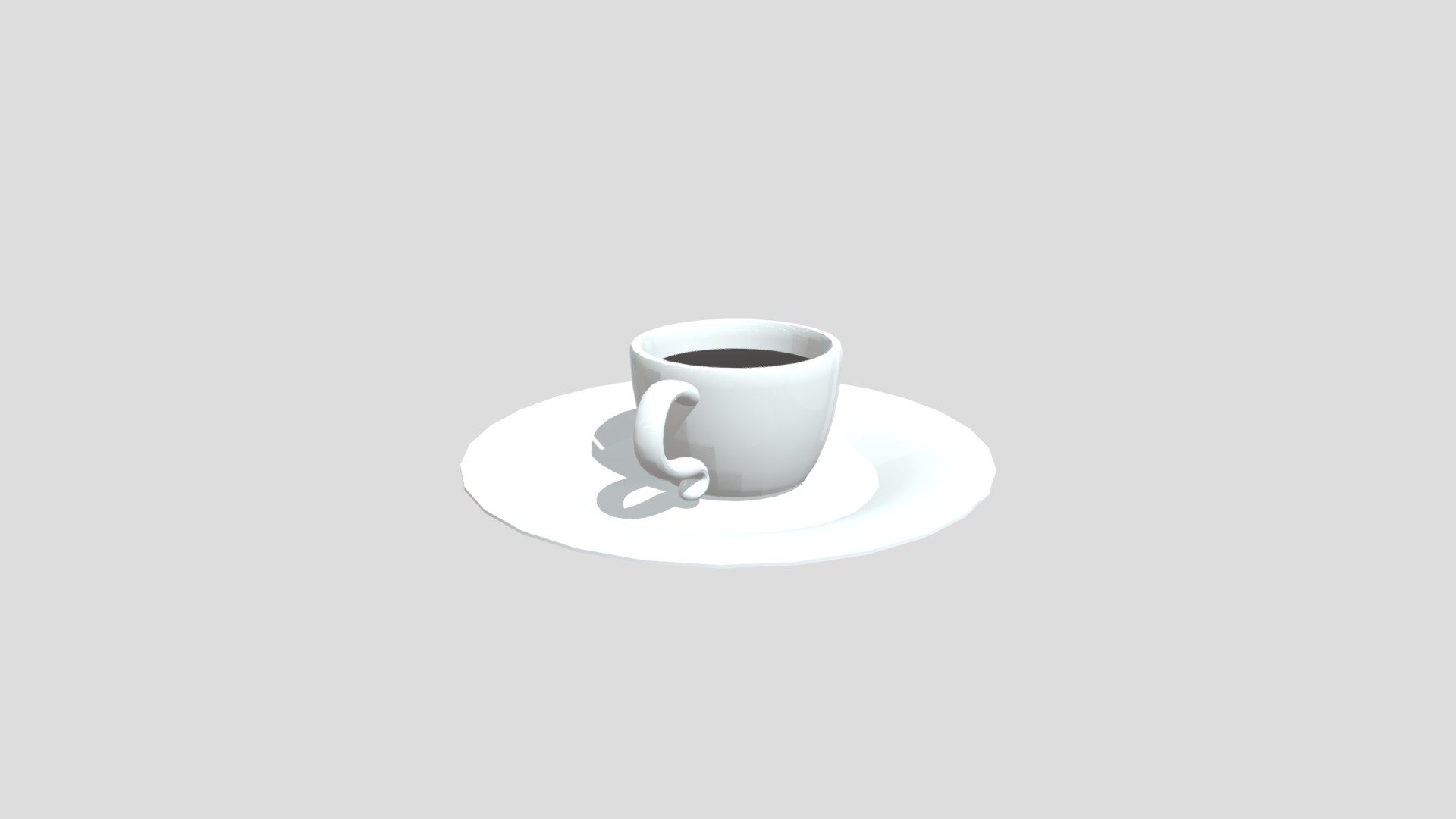 Coffe Cup - Low Poly