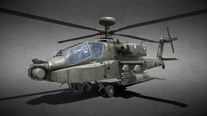 AH_64D 3D Model