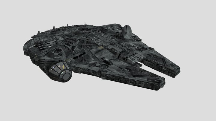 El Halcón Milenario - (Millennium Falcon) – Modello 3D gratuito STL