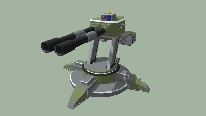 Turret 3D Model