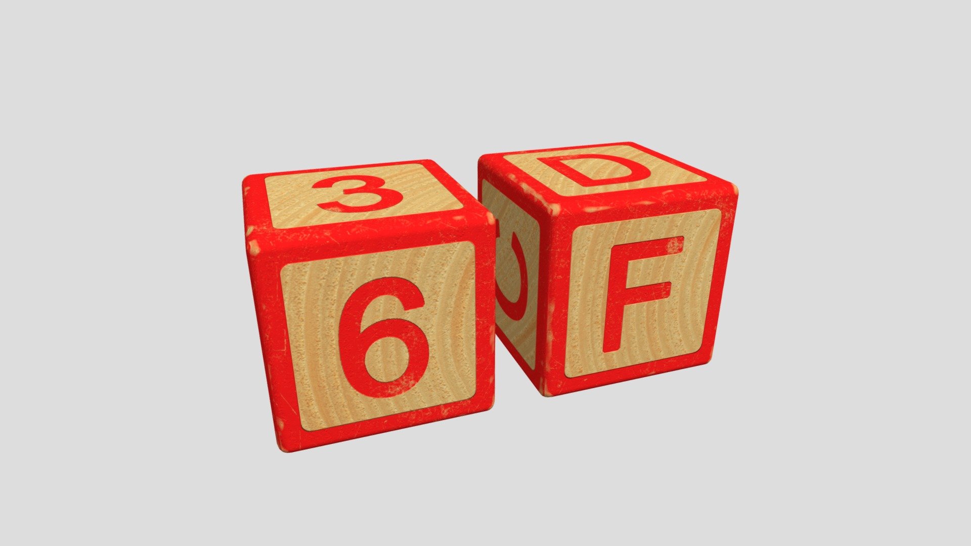 Toy number Blocks - 3D model by stinnaonthegimma [8087434] - Sketchfab