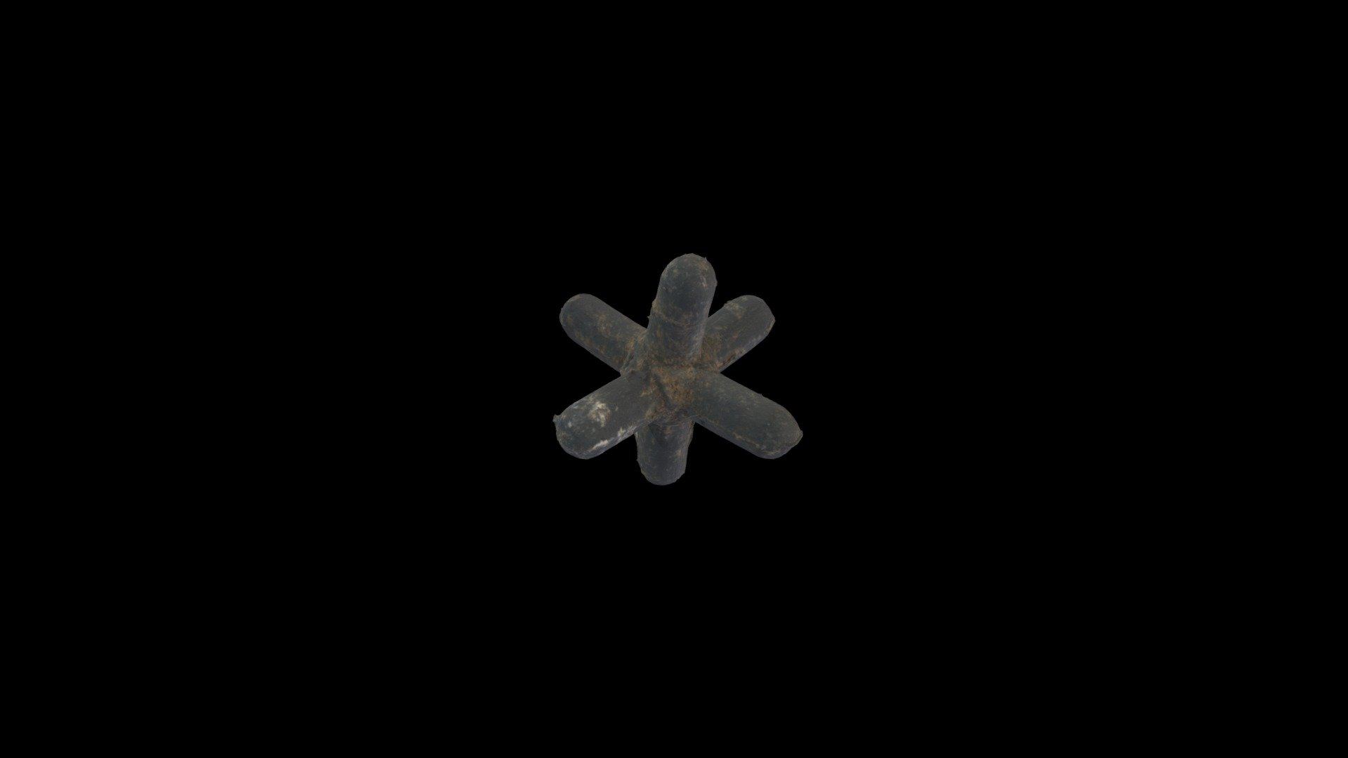 Jacks Game Piece Download Free 3D model by MSU DHI Lab [8087e4e