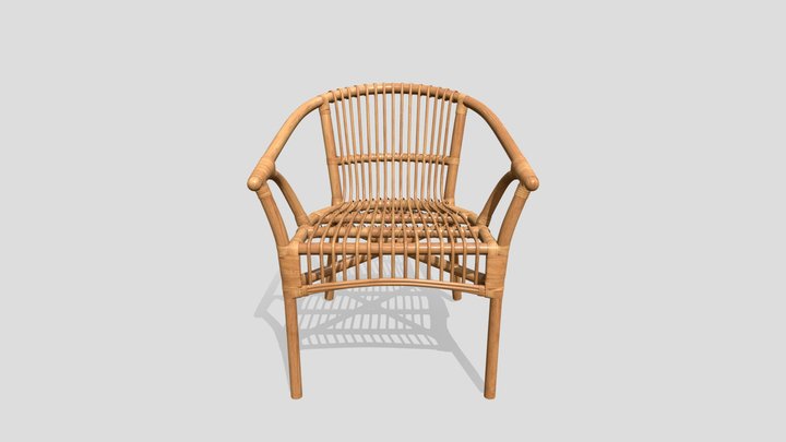Bamboo Chair 3D Model