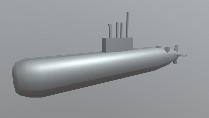 Unturned Submarine 3D Model