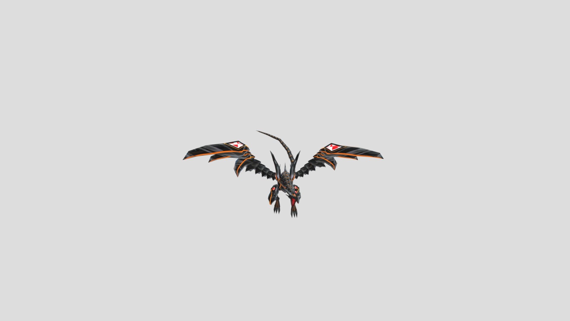 Red Eyes Darkness Metal Dragon - 3D model by noko01 [8089707] - Sketchfab