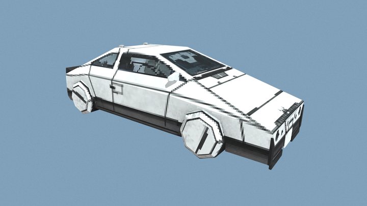 PSX Art - Saber Sci-Fi Car #1 3D Model