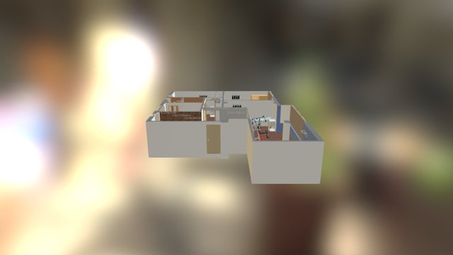 Clinica Fisioterapia.c4d 3D Model