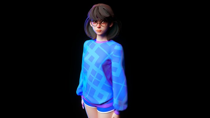 Girl 3D Model