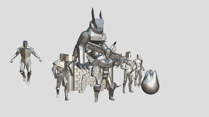 24hr Jam All Models 3D Model