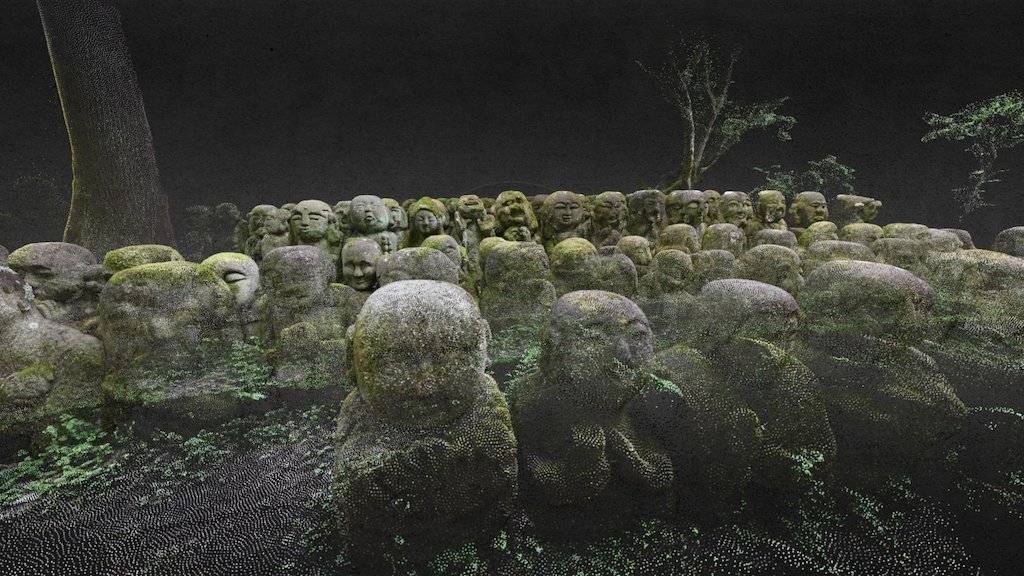 Stone statues point cloud - 3D model by Miguel Bandera (@miguelbandera ...