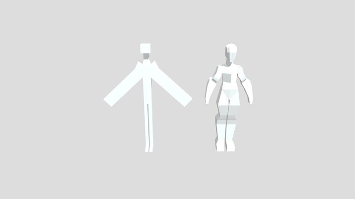 Block Base & Trace 3D Model