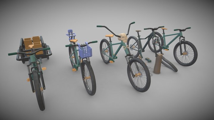 Bicycles 3D Model