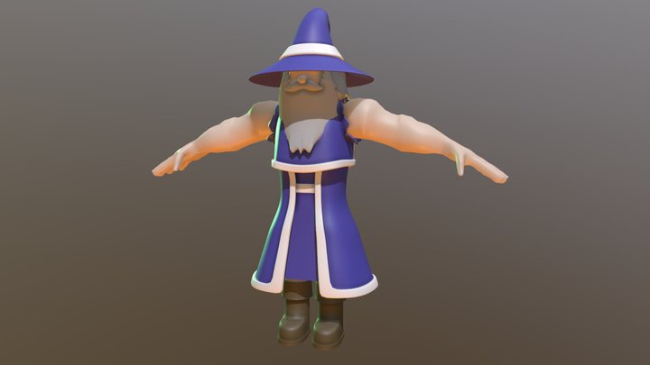 Weirdly Buff Wizard