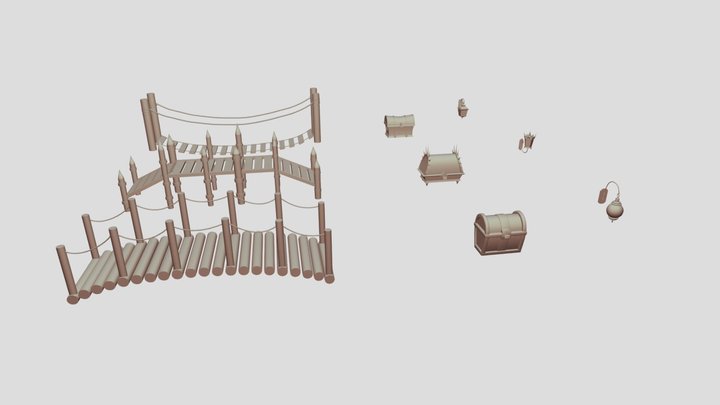 Silhouettes 3D Model