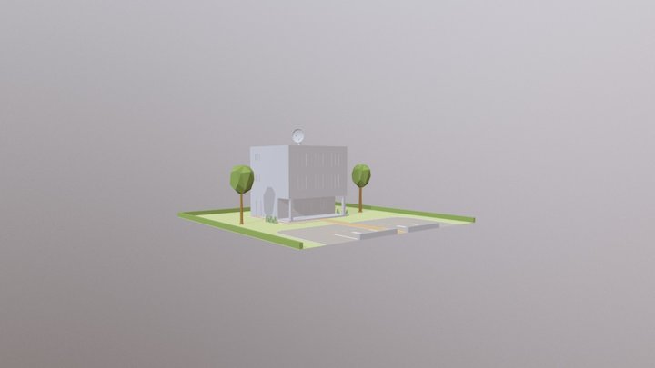 2 Family Block 3D Model