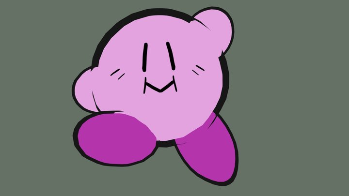 Kirby 3D Model