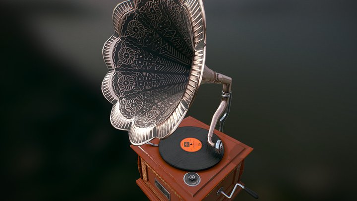Gramophone ver. 3.0 3D Model