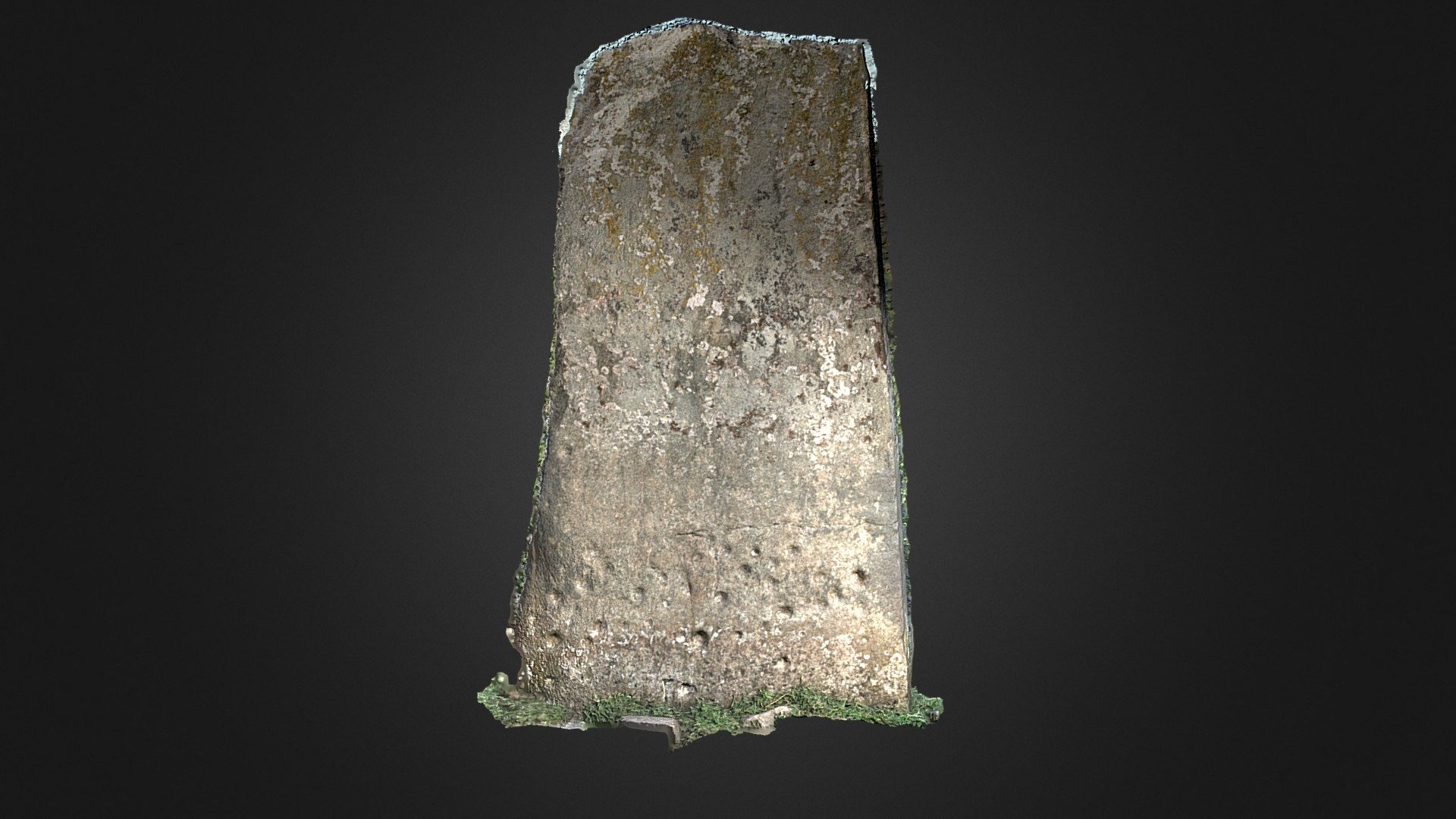Torbhlaren Standing Stone W S Faces, Kilmartin