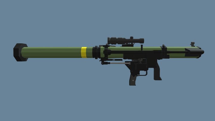 Mk 153 SMAW (Low-Poly) 3D Model