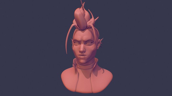 Wayfinder Style Model WIP 3D Model