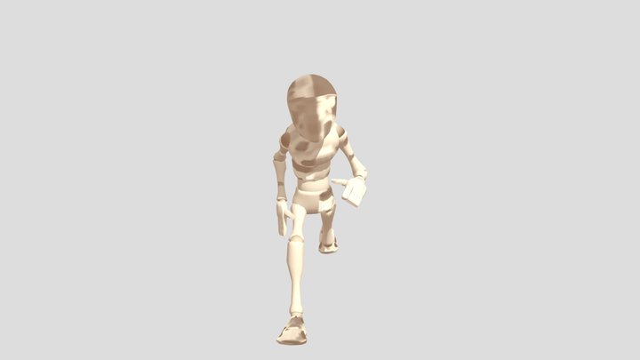 Sneak Cycle Animations 3D Model