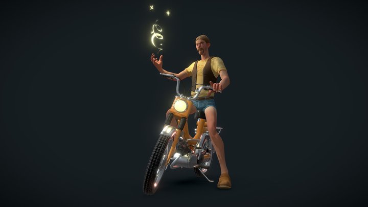 Kjell scene 3D Model