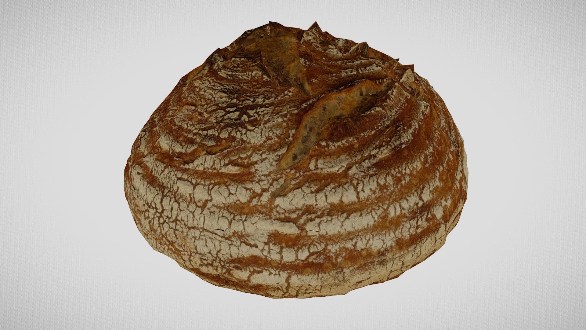 Pan de masa madre, Sourdough bread - 3D model by cesar de ...