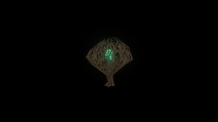 K'aresh - Void Berry Bush 3D Model