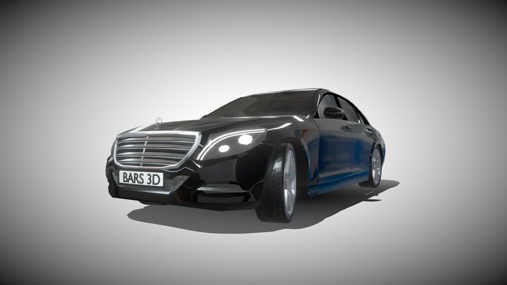 Mercedes S-class 3D Model
