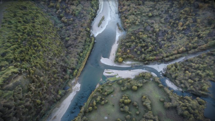 Wetland, forest, shoal and river – Gratis 3D-model STL
