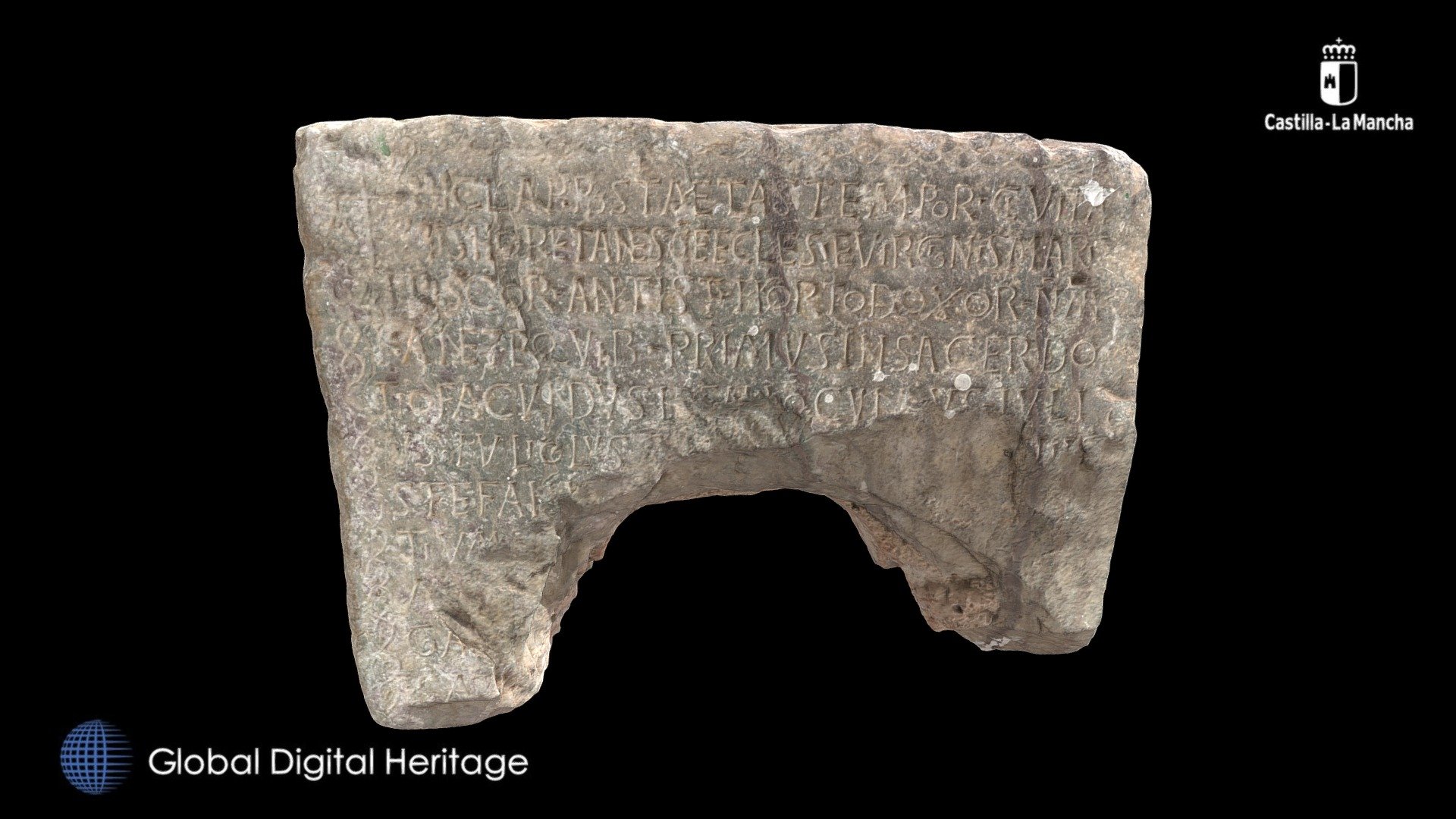 Epigraphic inscription, Calzada de Calatrava - Download Free 3D model ...