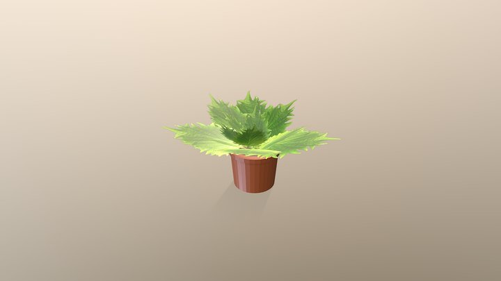 plant en pot 3D Model