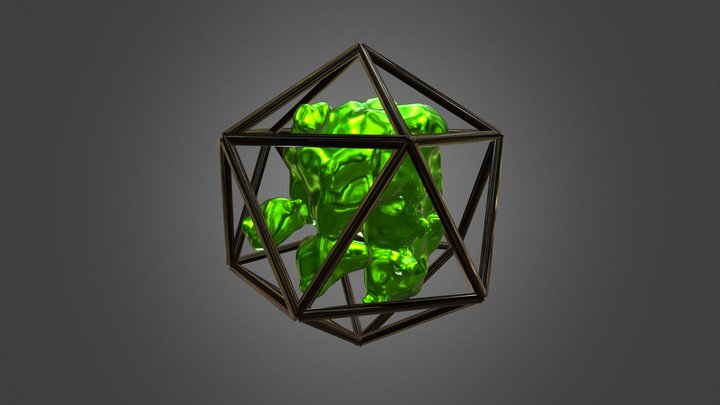 Parasite cell 3D Model