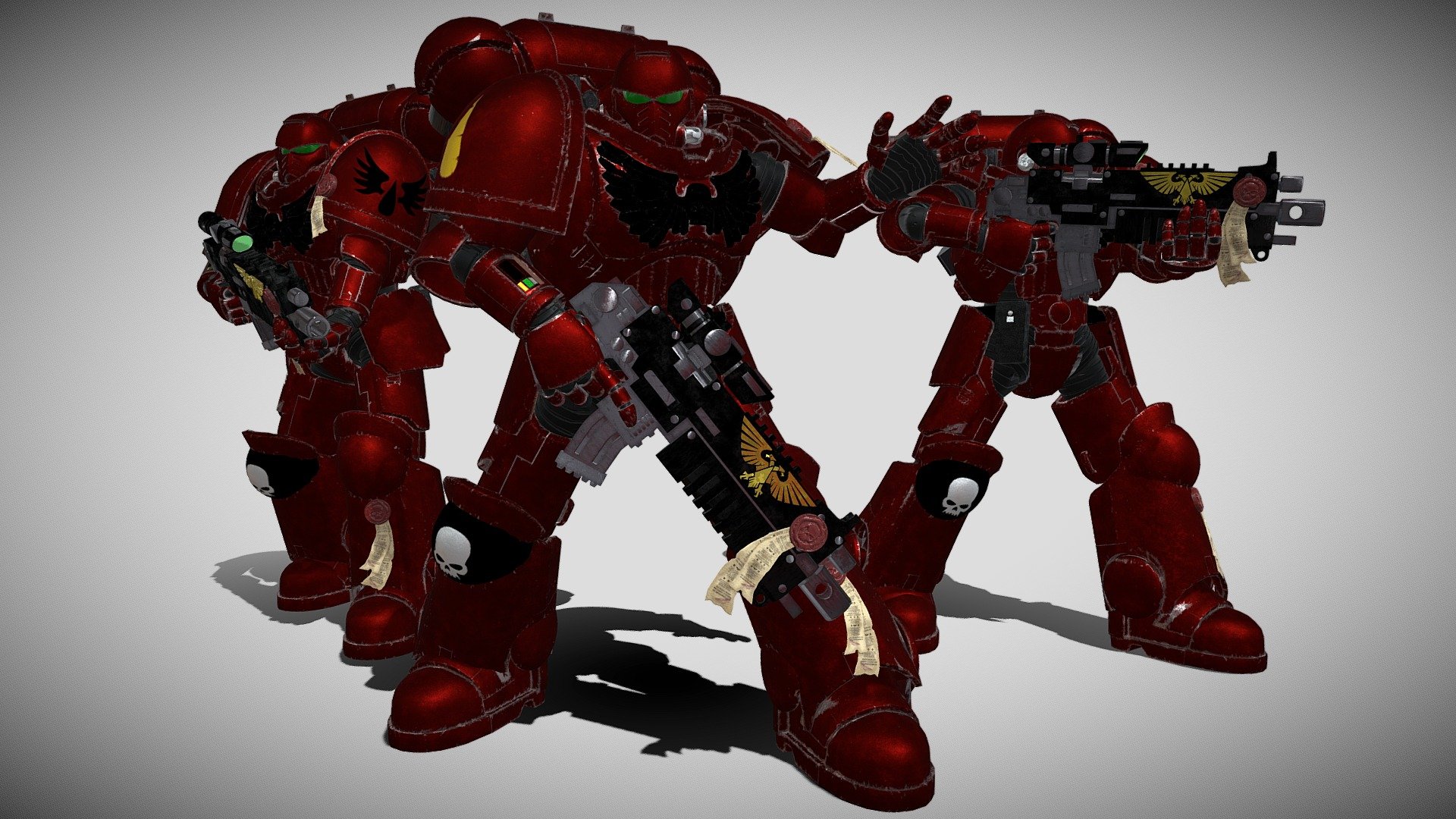 Primaris Intercessors Space Marines Download Free 3D model by Eriodas