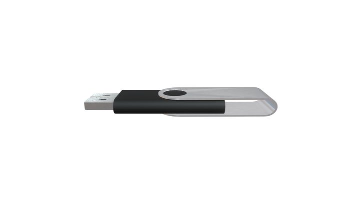 USB Pen Drive 3D Model