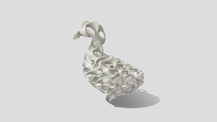 Gyroid Duck 3D Model