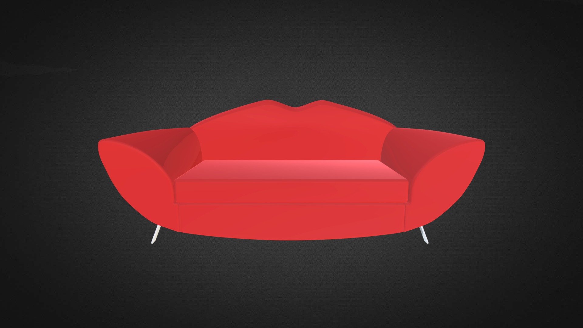 Red Leather Lips Sofa Hire 3D model by conceptfurniture [809bf6b